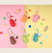 Miffy Colorful Embroidery Plush Keychain Blind Box Bag (1 random Bag)