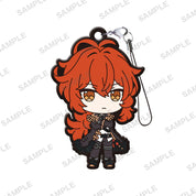 Genshin Impact Official Rubber Keychain Mascot Gashapon Strap Vol.1