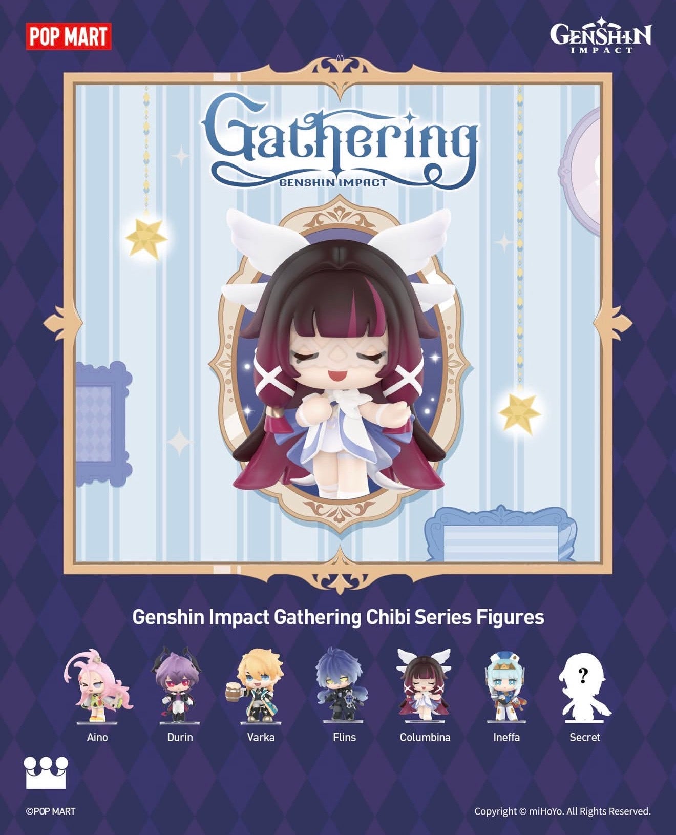 Popmart X Genshin Impact The Adventure Continues Gathering Chibis Figure Blind Box