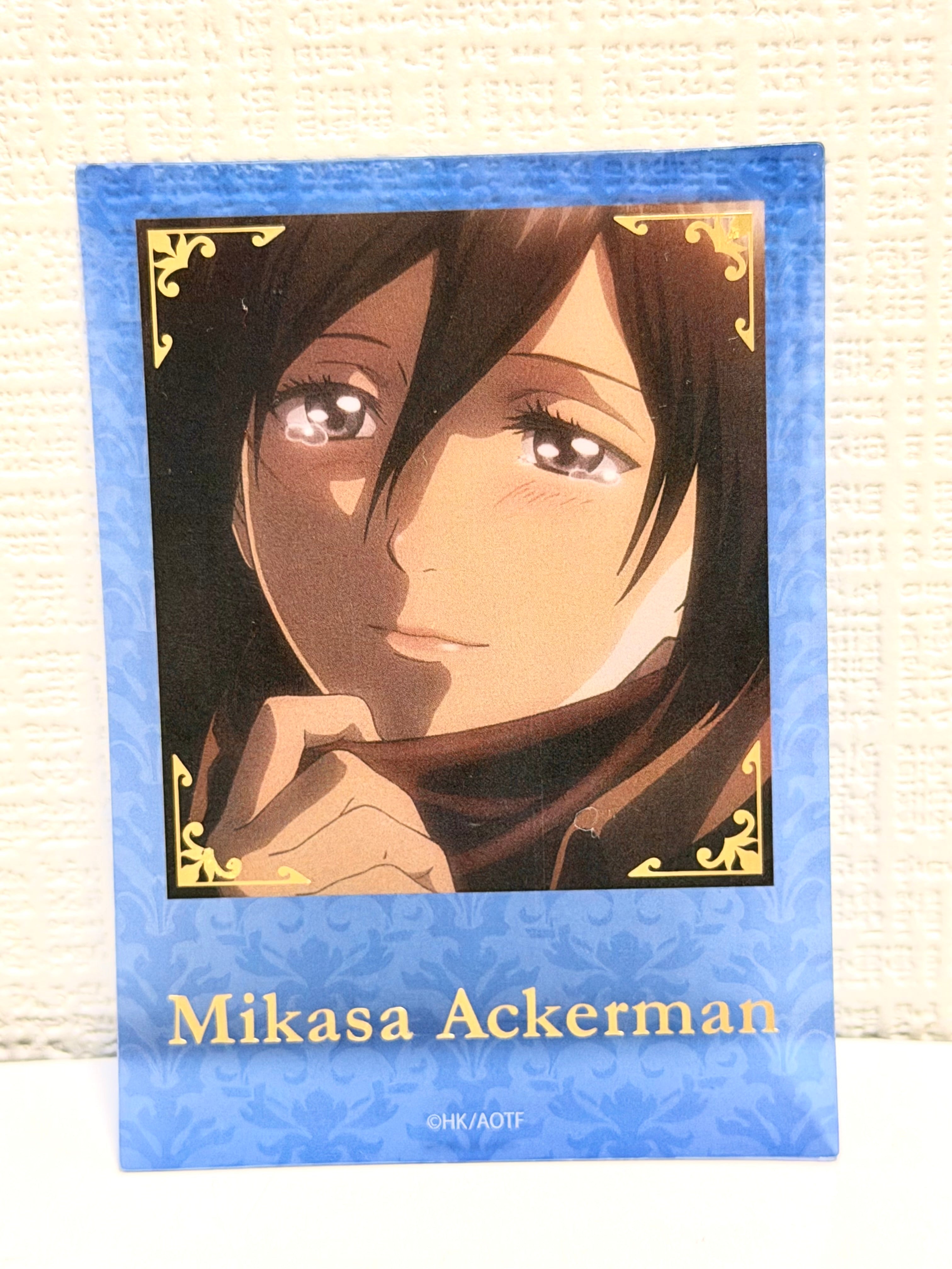 Attack on Titan Mikasa Official Collector Card Set (2 pcs)