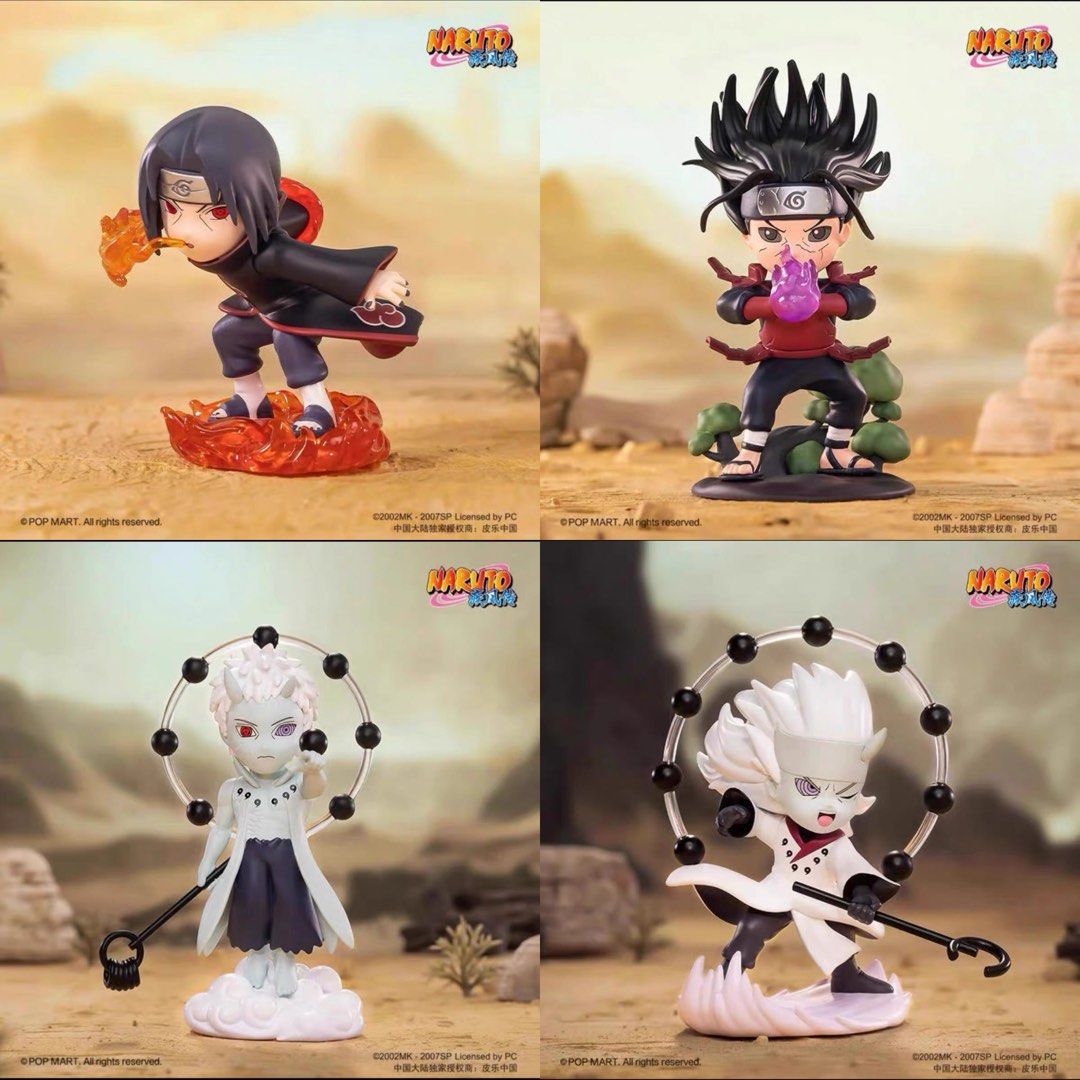 Naruto Blind Box figures by Popmart