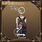 Alien Stage Bunny Themed Acrylic Star Keychain