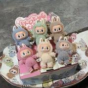 The Monsters Labubu Exciting Macaron Blind Box Plush Keychain By Pop Mart