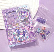 Sanrio Shaker Notebooks My Melody and Kuromi