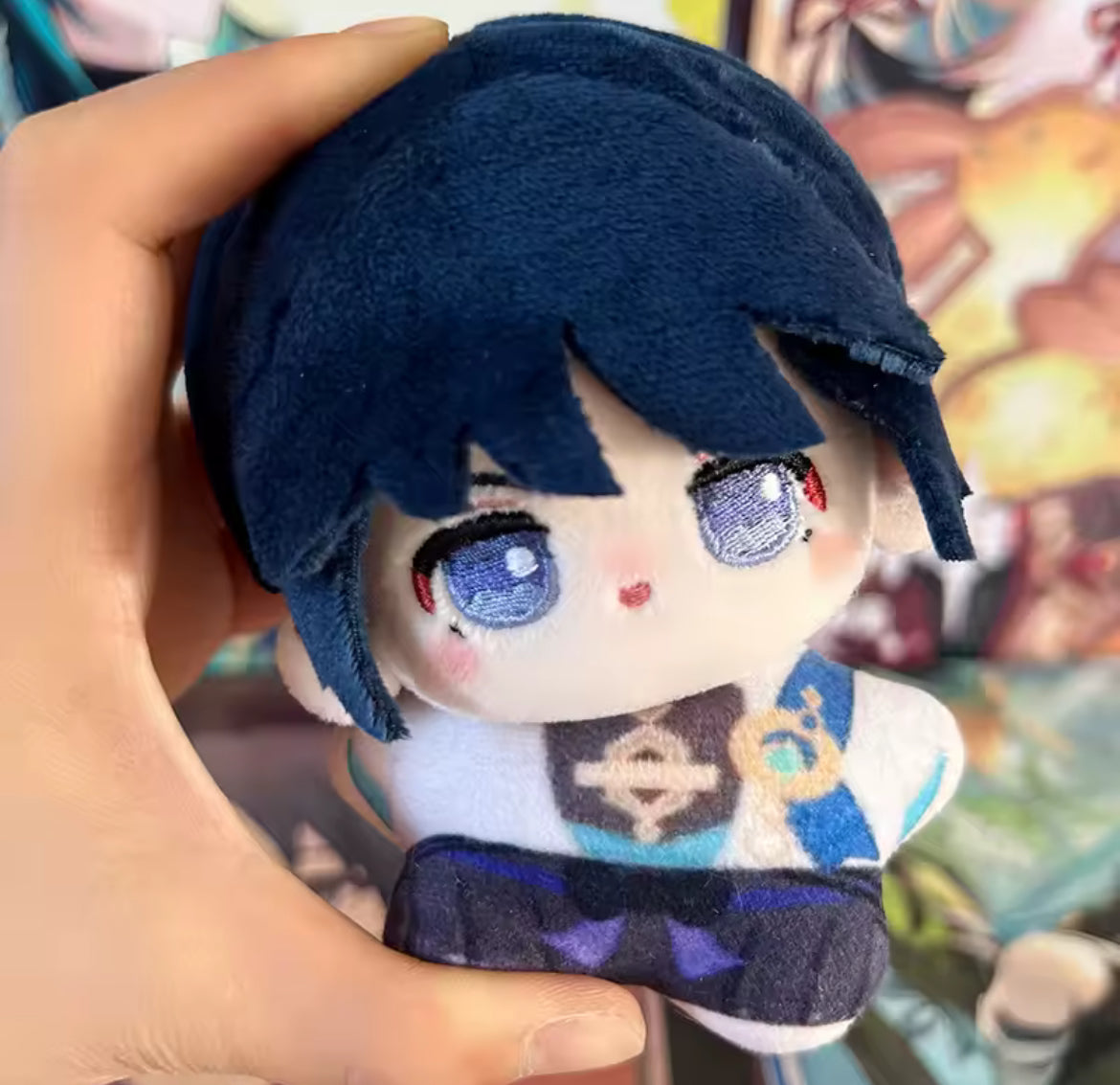Genshin Impact Scaramouche Wanderer Fanmade Plushie Keychain