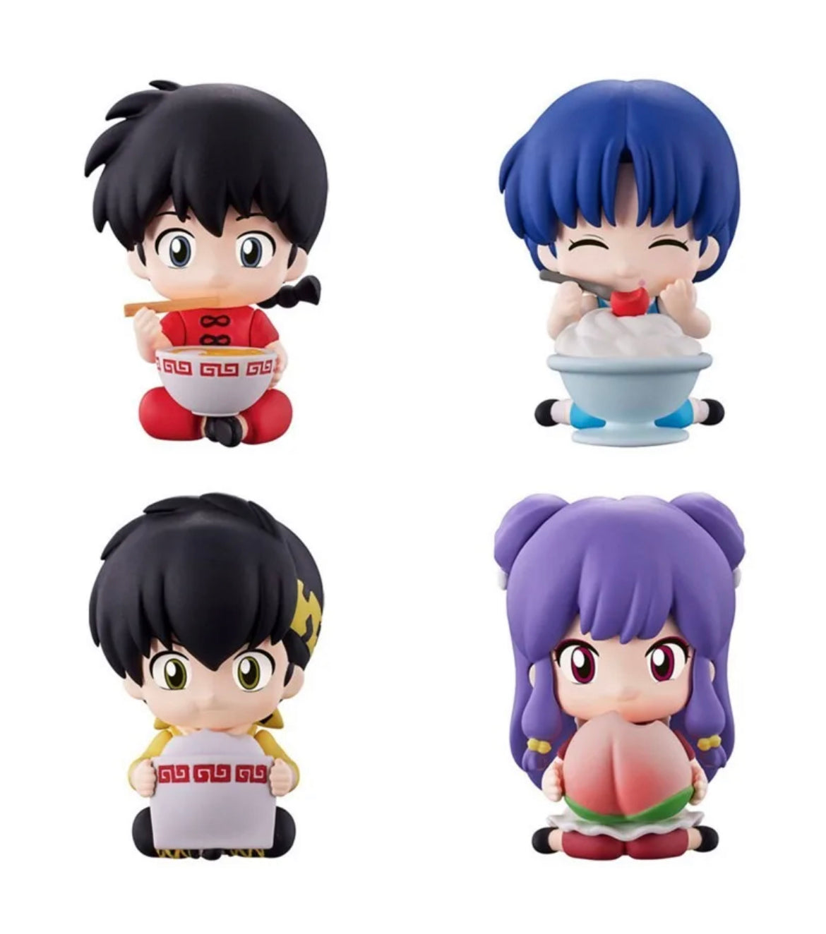 Ranma 1/2: Gachapon set of 4 (RARE)
