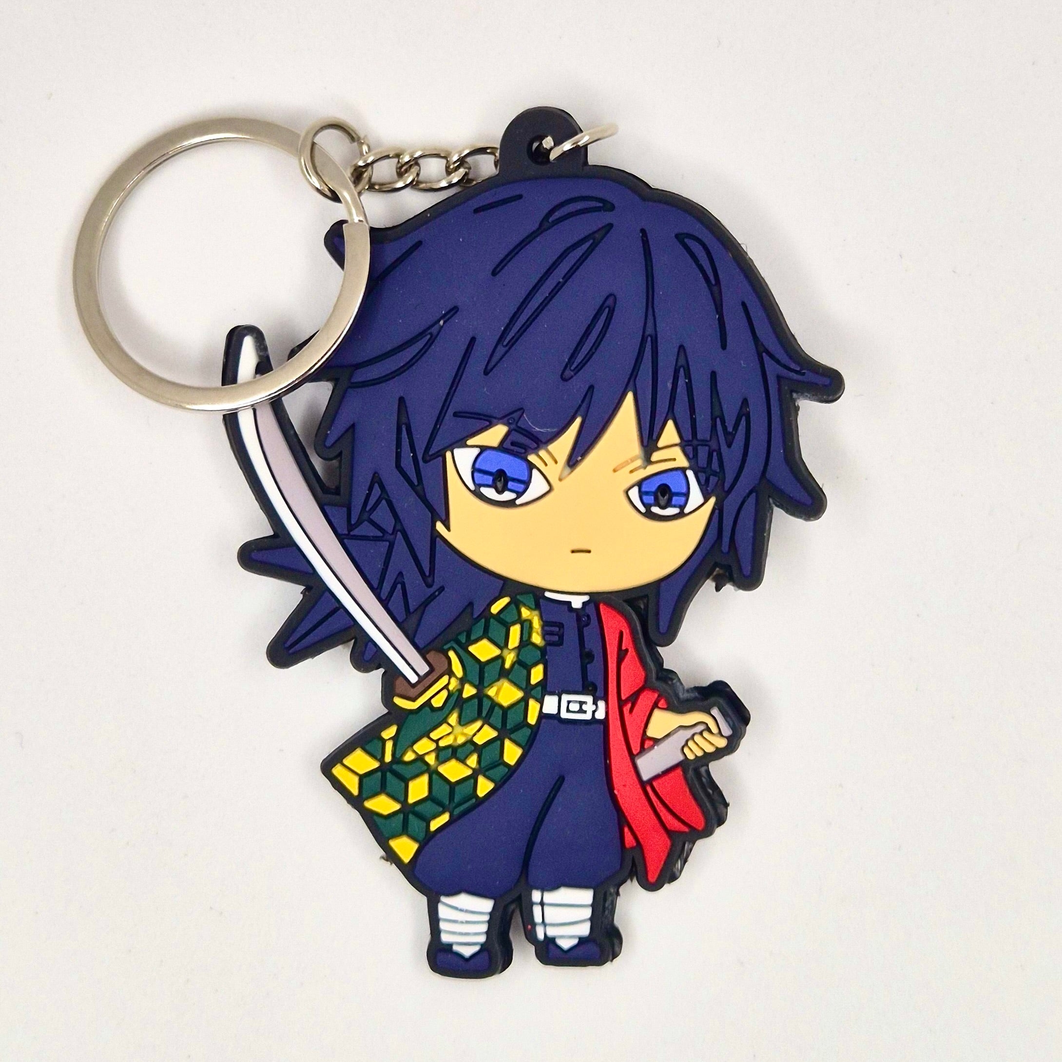 Demon Slayer Official Tomioka Giyu Rubber Keychain