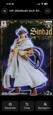 Open Box Magi the labyrinth of magic Sinbad figure by banpresto