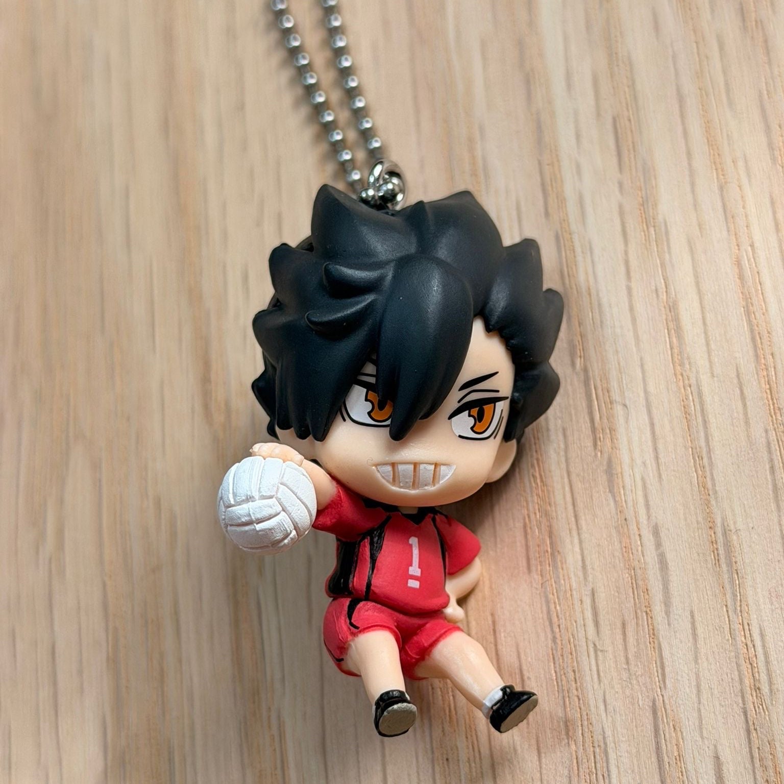 Haikyuu!! Tetsuro Kuroo mini figurine keychain by Takara Tomy A.R.T.S