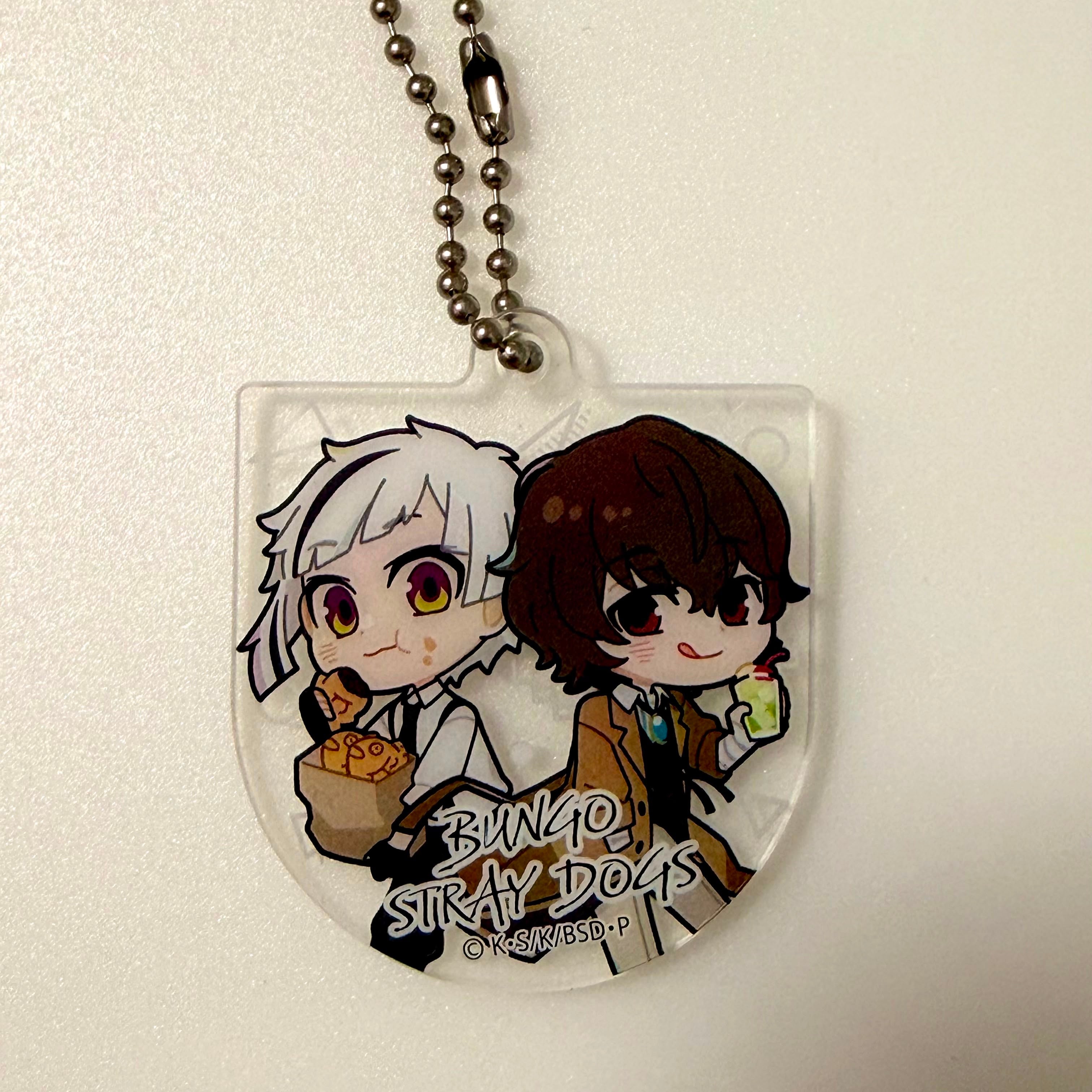 Bungo Stray Dogs Osamu Dazai & Atsushi acrylic keychain JP