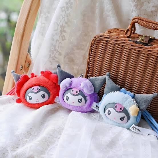 Sanrio Kuromi Zodiac Series Plush Keychain Blind Box (Confirmed Styles)