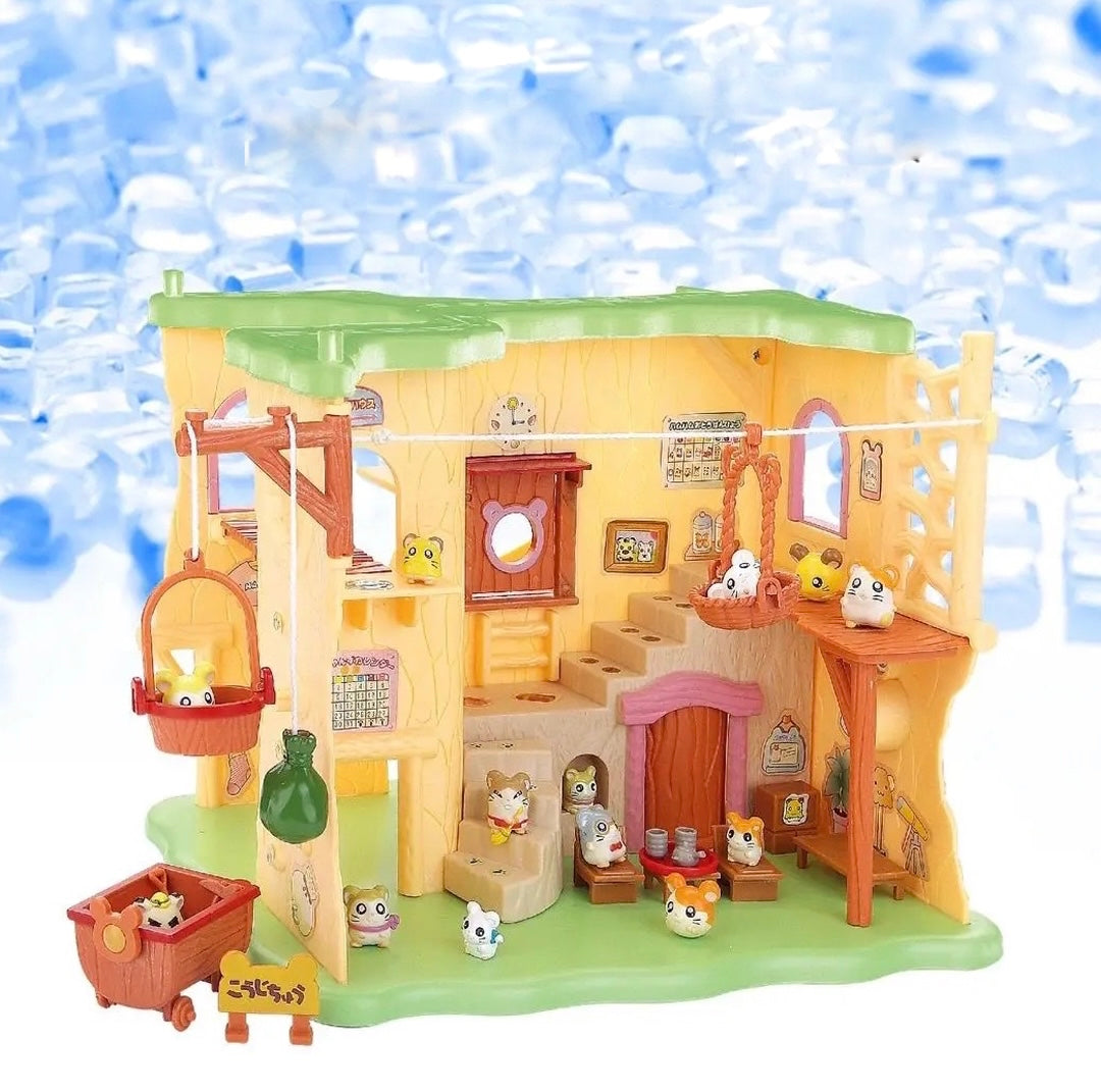 Spacetoon: Hamtaro’s House Replica with 2 Hamsters