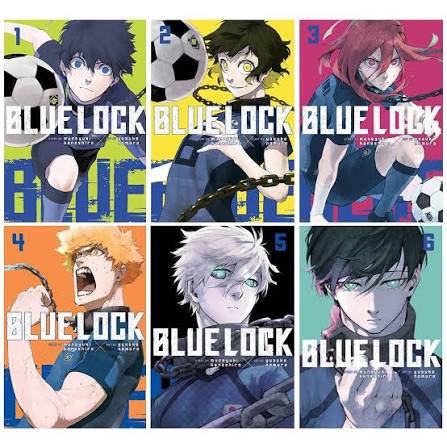 Blue Lock Manga Box Set 1 Vol 1-6 Includes Exclusive Poster ENG