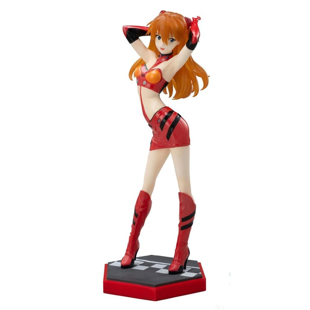 OPEN BOX Evangelion Asuka Shikigami Langley - Pit Walk Figure by Sega