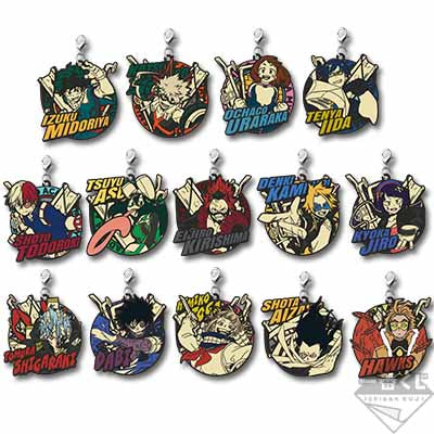 My Hero Academia Dabi Ichiban Kuji ~After the Fight~ Prize K Rubber Keychains