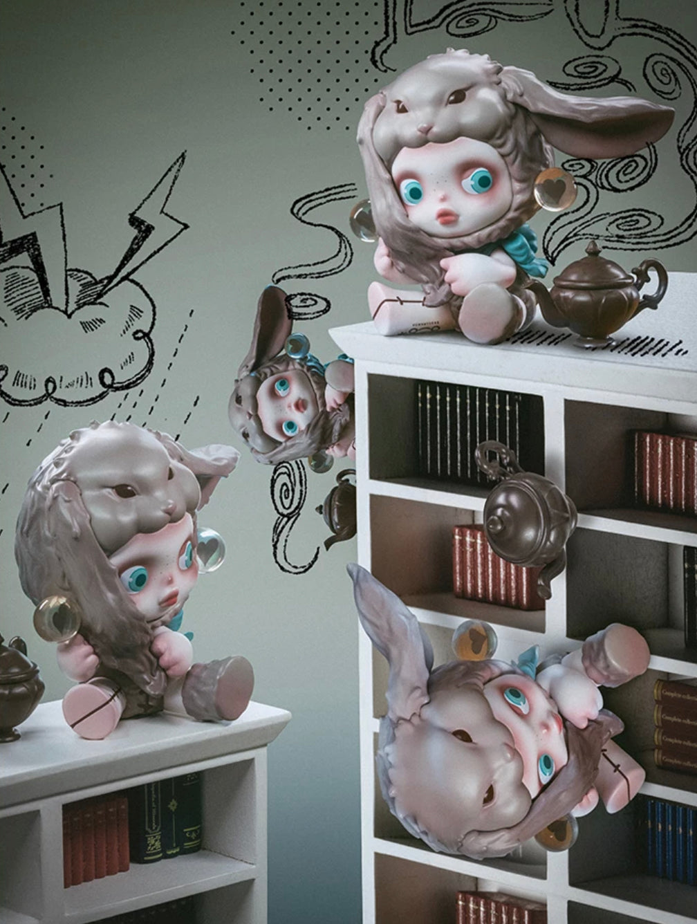 Skullpanda Everyday Wonderland Blind Box figures by Popmart