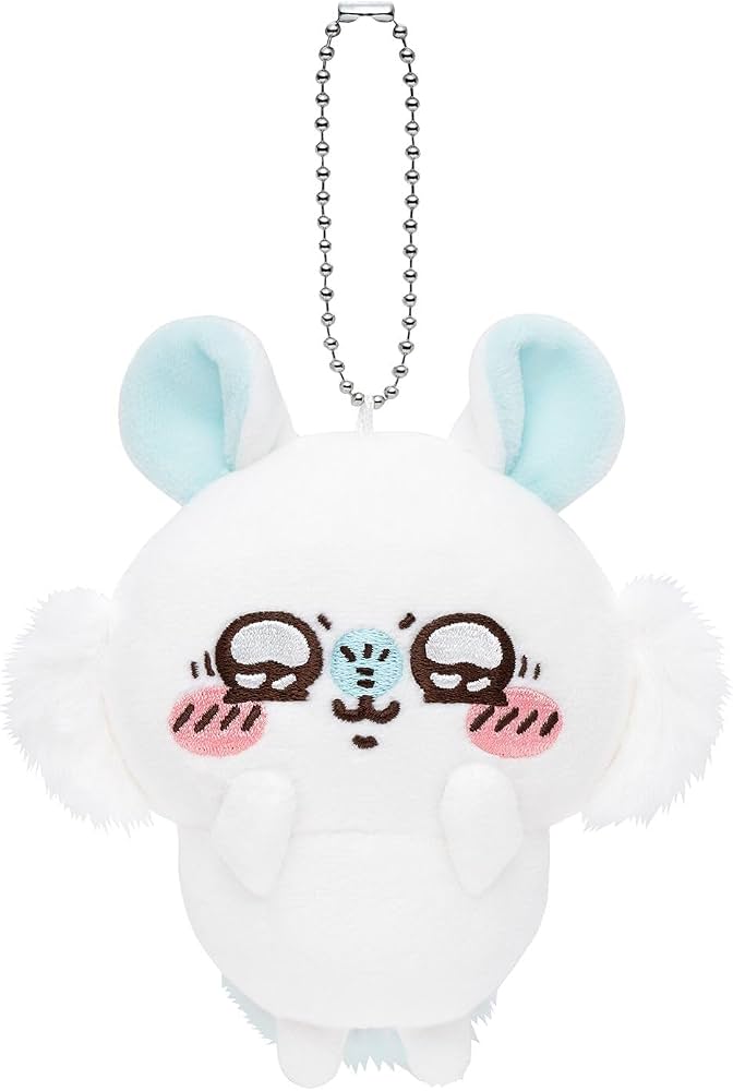Chiikawa Momonga Angry Plush Keychain JP Ichiban Kuji
