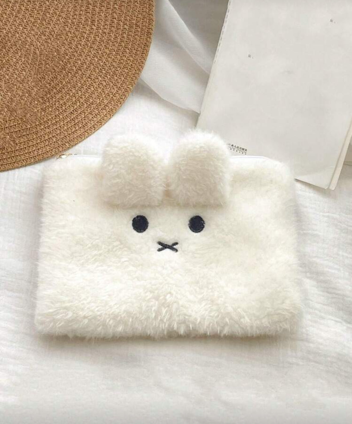 Miffy Fluffy Plush Pouch Makeup Bag