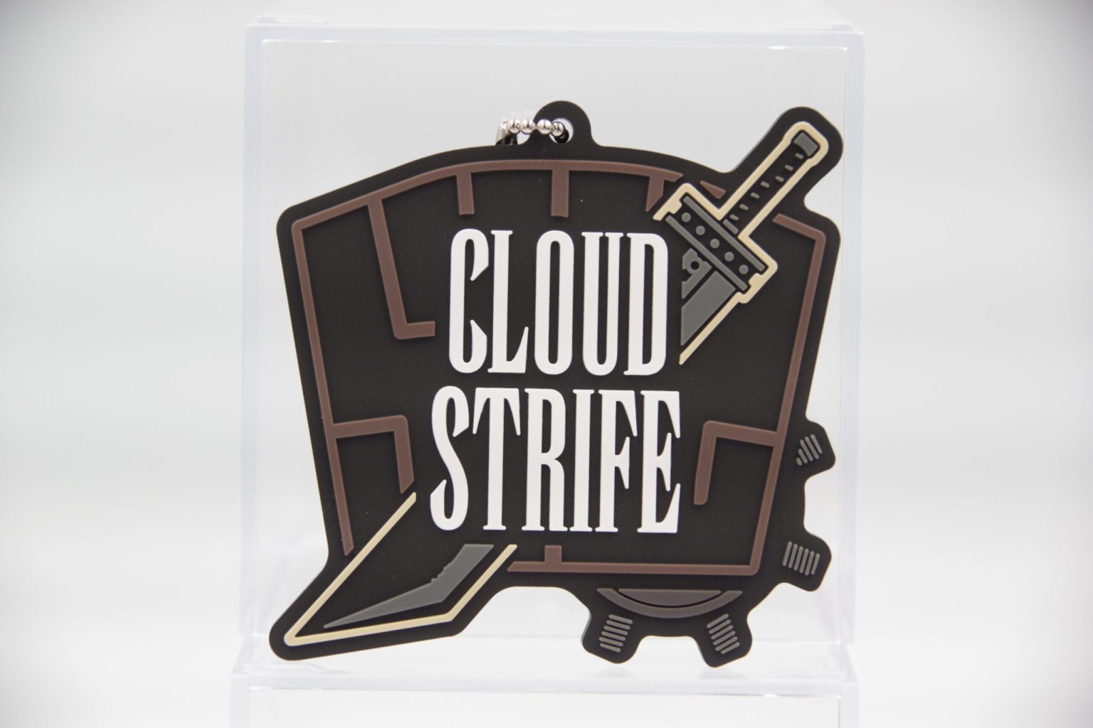 Final Fantasy VII Rebirth Kuji Cloud Strife Rubber Key Chain Square Enix