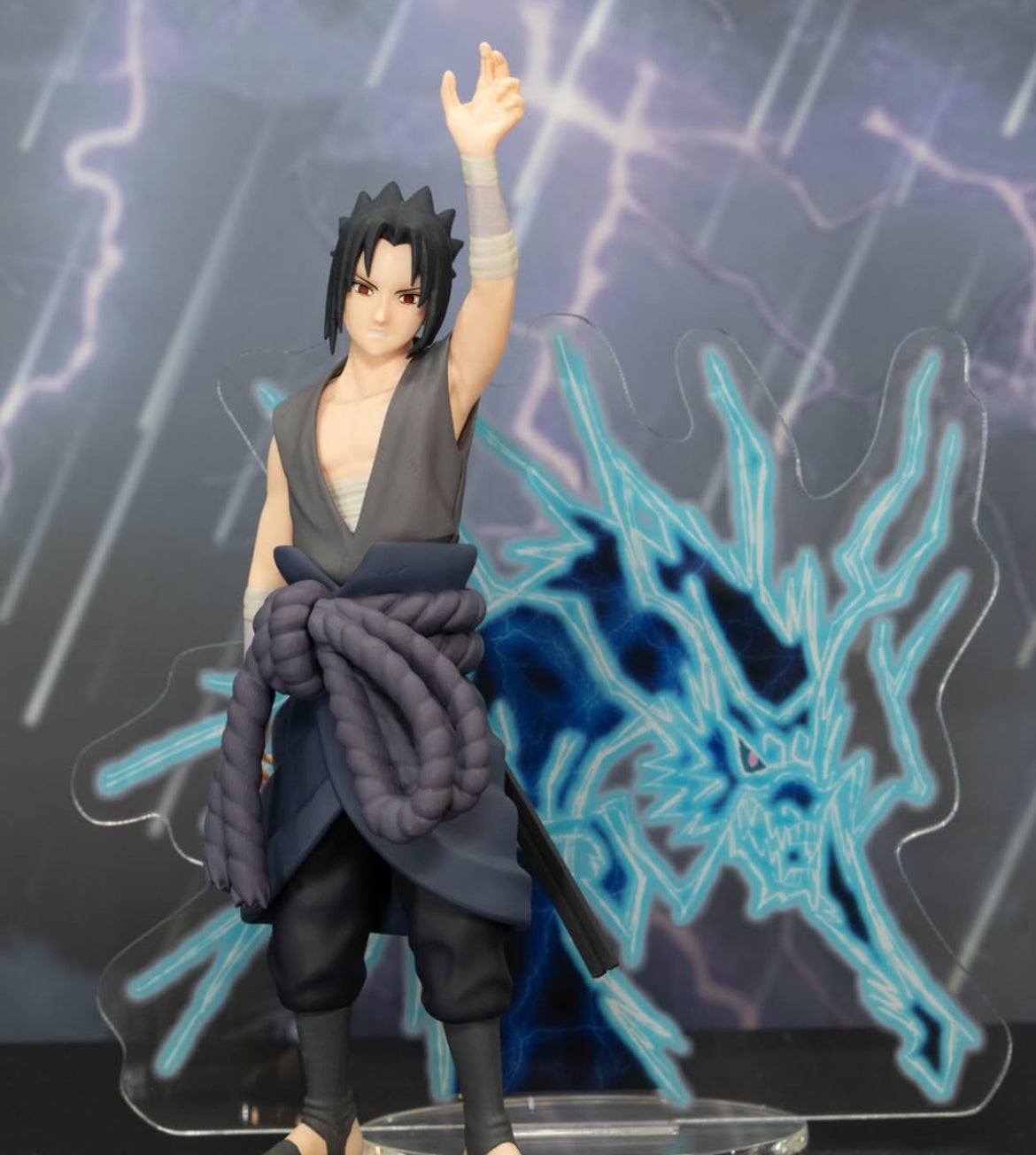 Naruto-Panel Spectacle-Sasuke Uchiha Figure by Bandai Namco