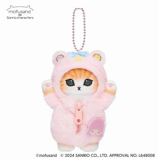 Sanrio x Mofusand Twin Stars Lala Plush Keychain