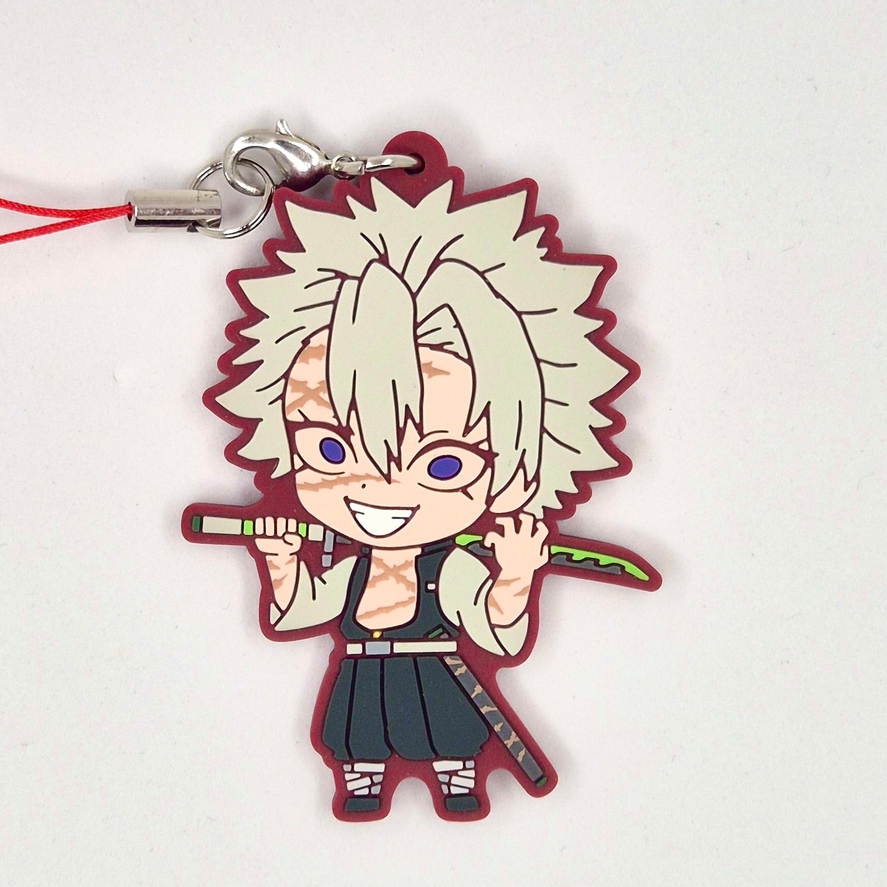 Demon Slayer Official Sanemi Rubber Keychain
