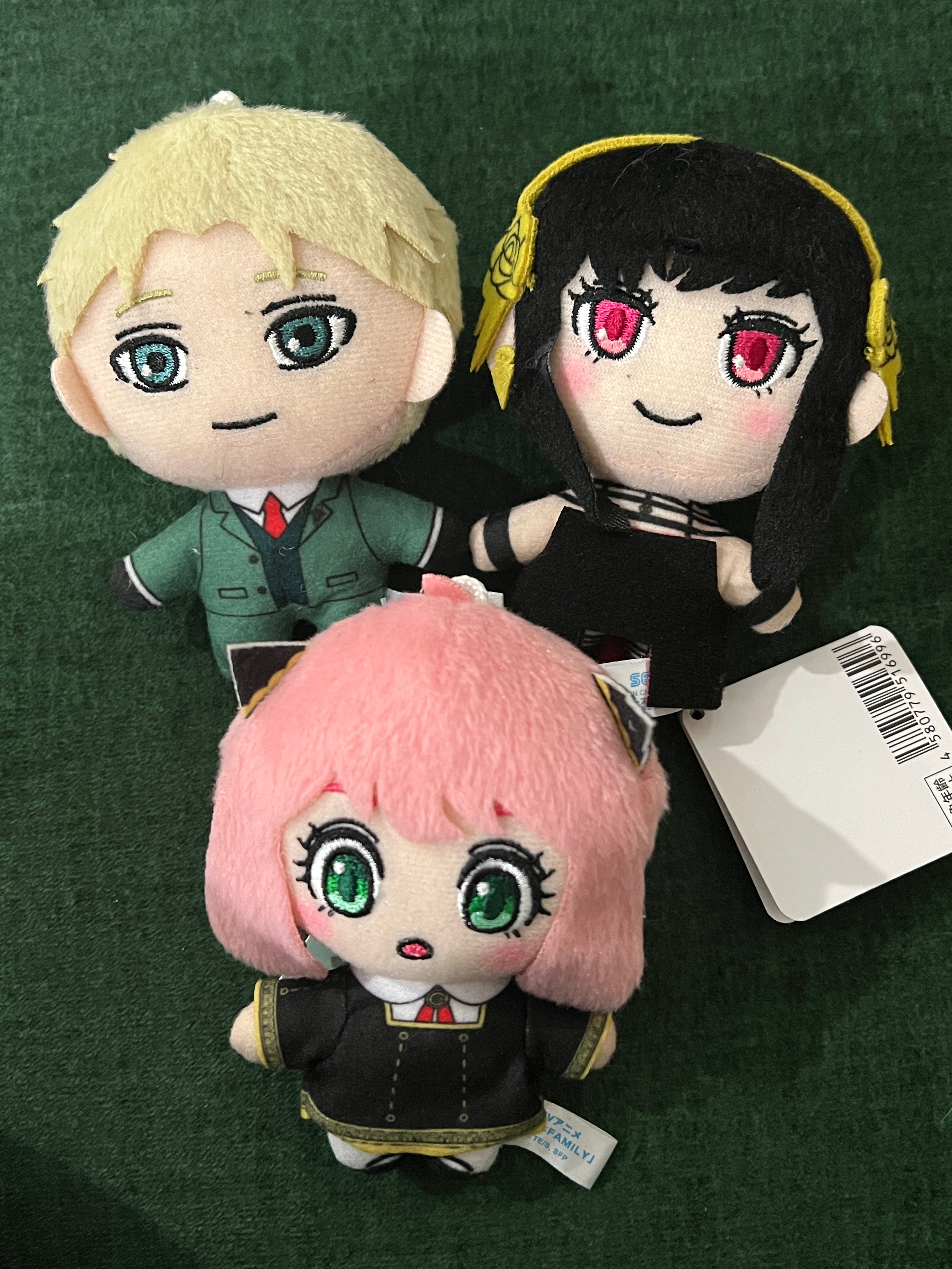 Spy x Family Plushie Keychain Set of 3 Loid Yor Anya