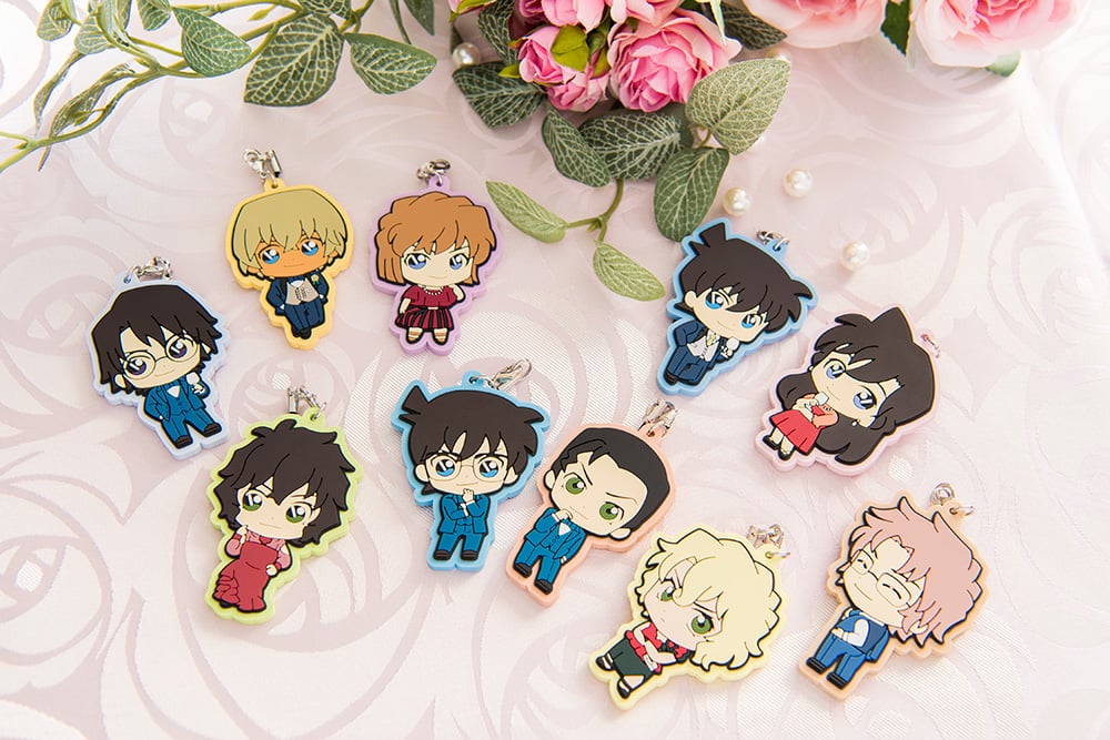 Conan Case Closed Mary Sera Red Party Collection Mascot Rubber Keychain Sega Kuji