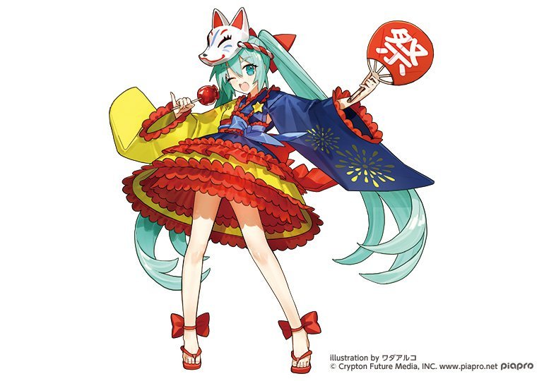 OPEN BOX Vocaloid Hatsune Miku 2nd Season Summer Ver Japanese Festival Figure