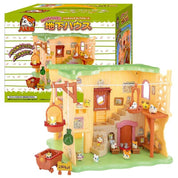 Spacetoon: Hamtaro’s House Replica with 2 Hamsters
