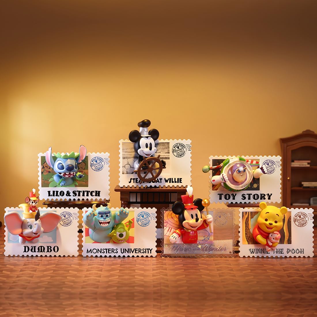 Miniso Disney Retro Stamp Collection Blind Box