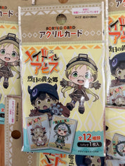 Made in Abyss Official Acrylic Clear Card Blind Bag (1 Random)