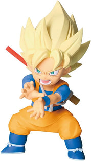 Banpresto - Dragon Ball DAIMA - Super Saiyan Son Goku with Panel (mini) Figure