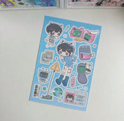 Anime Kawaii Gamer y2k Cybercore Sticker Sheets (7 Designs)