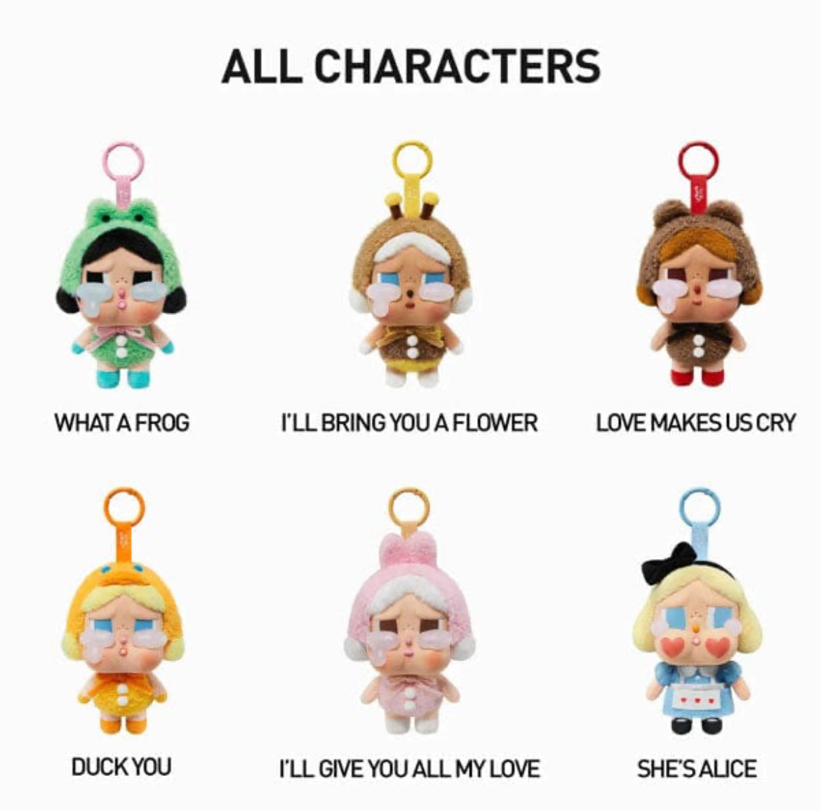 Pop Mart X CRYBABY: Crying Again Series Plush Keychain Blind Box (1pc)