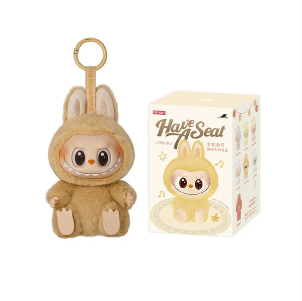The Monsters  Labubu Have A Seat Blind Box Plush Keychain By Pop Mart