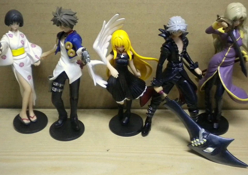 Black Cat القط الاسود Gachapon Set Complete 6 including Secret