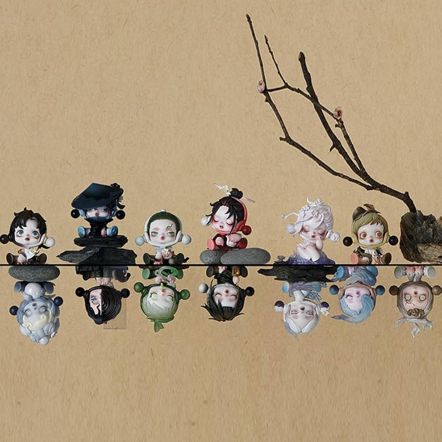 Skullpanda The Ink Plum Blossom Series By Popmart