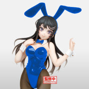 Rascal Does Not Dream of Bunny Girl Senpai Mai Sakurajima Coreful Bunny figure blue version by Taito