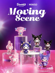 Sanrio Kuromi and My Melody Moving Scene Blind Box Figures by Miniso