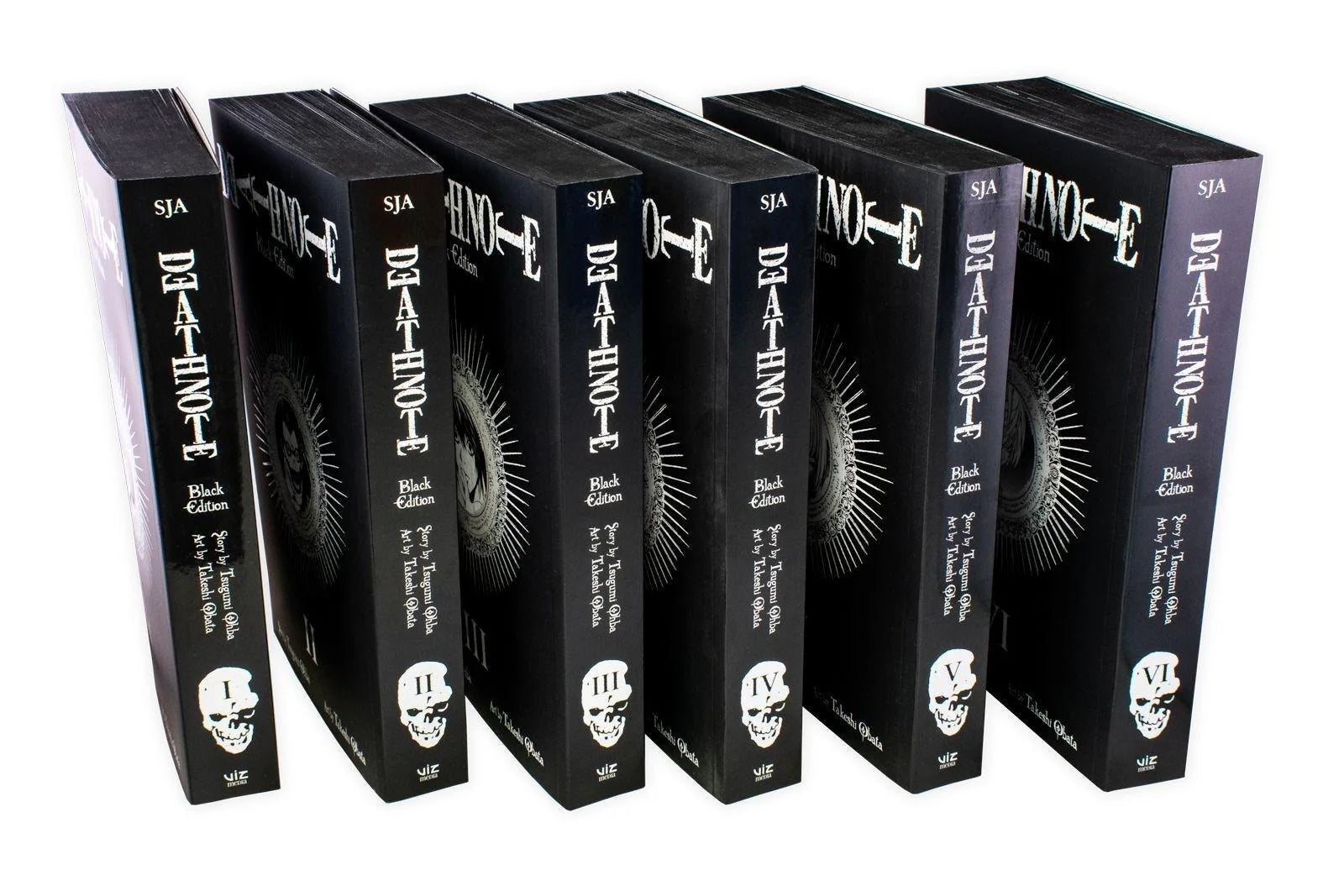 Death Note Black Editions 1-6 Complete English