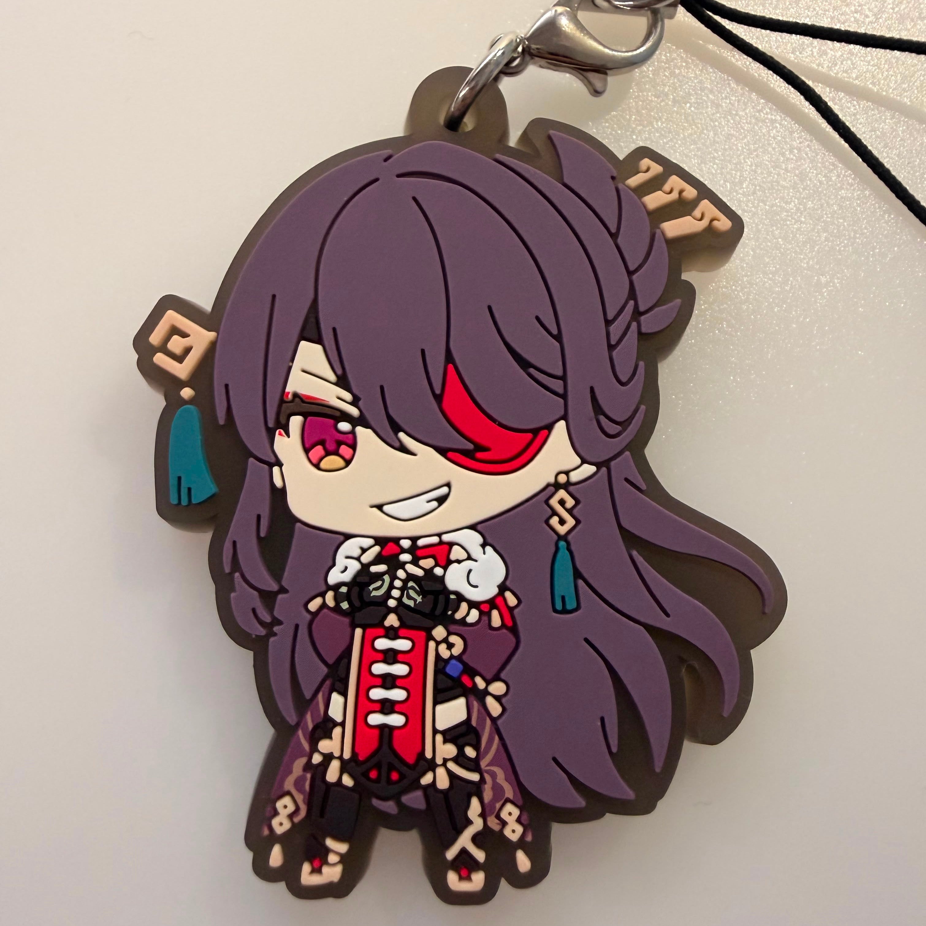 Genshin Impact Beidou strap rubber keychain by Bushiroad