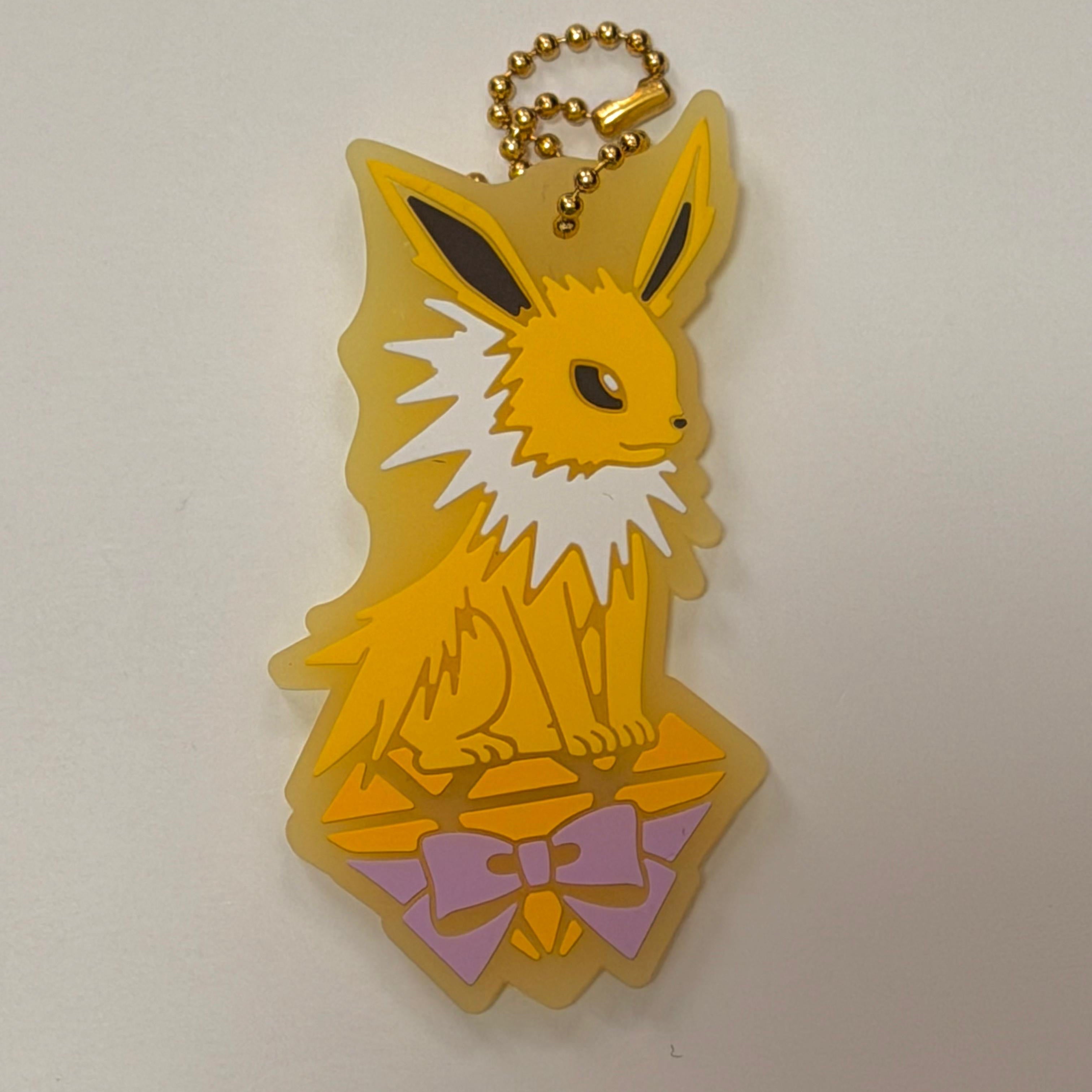 Pokémon Jolteon rubber keychain