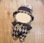 Plush Doll Clothes fits Labubu/skullpanda/lila etc