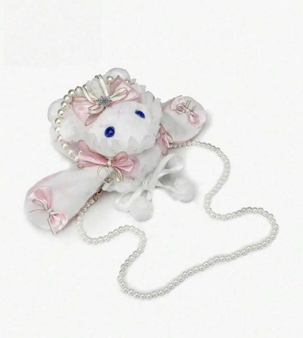 Bunny Plush Purse Pink