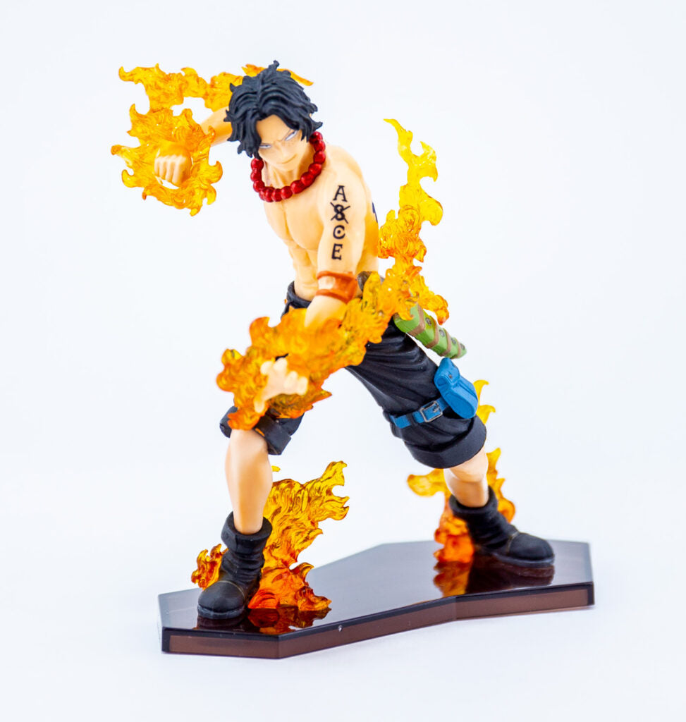 Open Box One Piece Attack Styling - 3 Brothers of Flame - Ace figure RARE