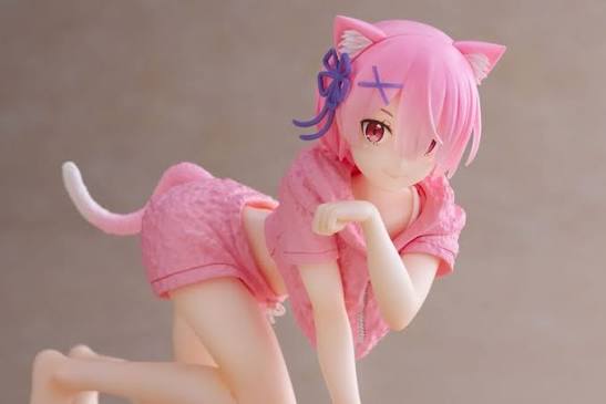Re:Zero Starting Life in Another World Desktop Cute Figure Ram Cat Room Wear Ver. Re Zero