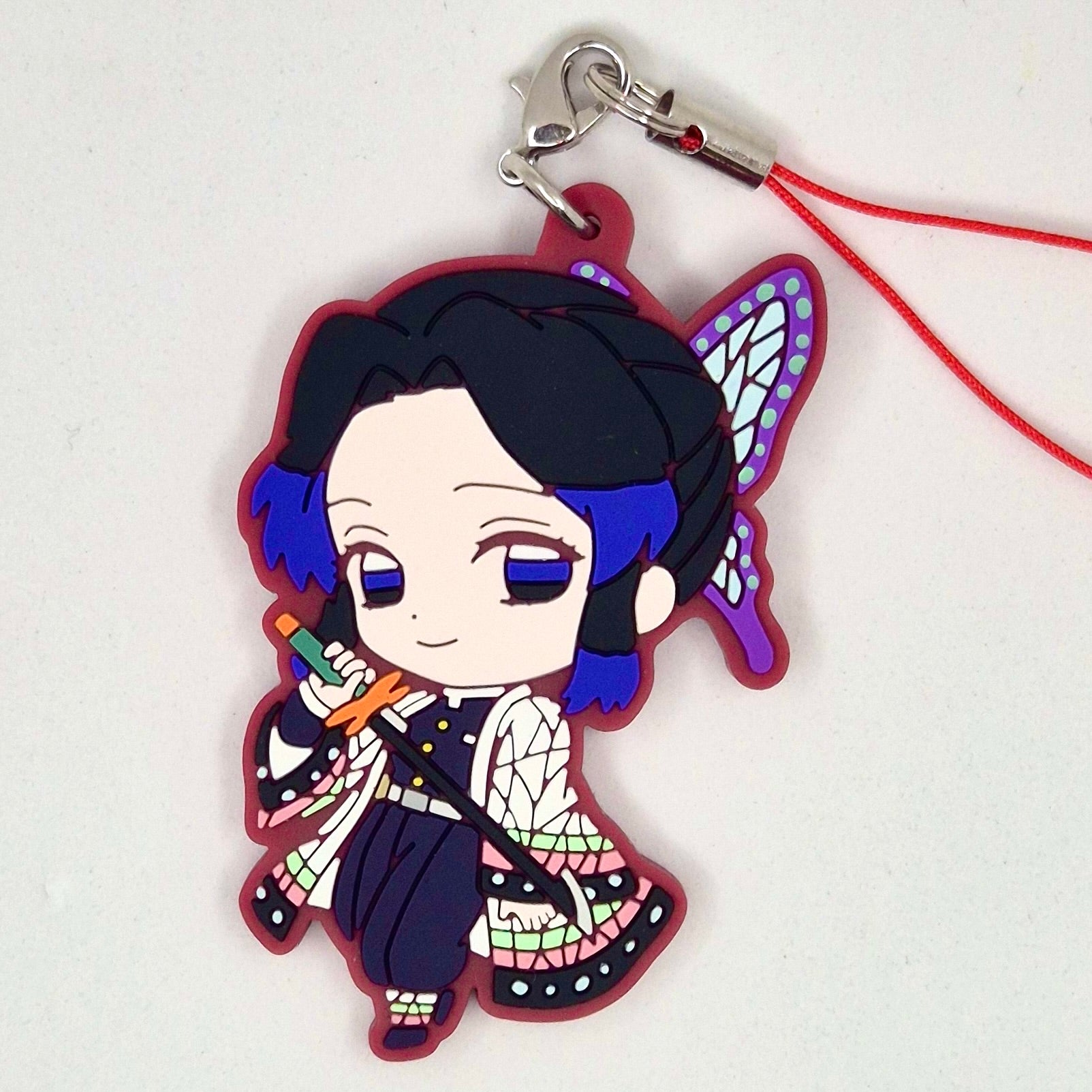 Demon Slayer Official Shinobu Rubber Keychain