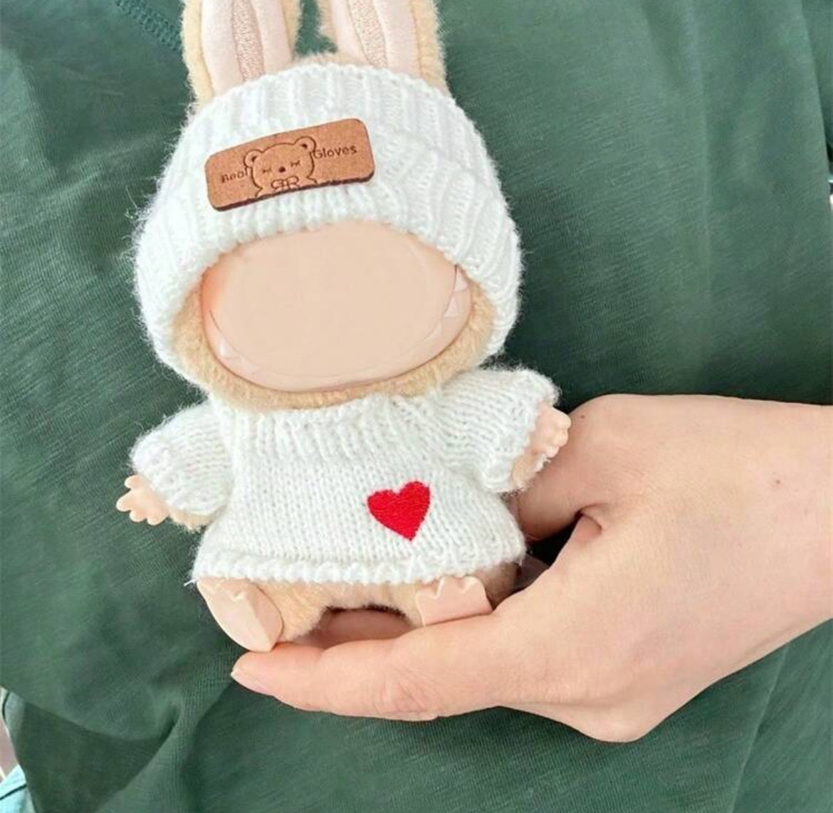 Plush Doll Clothes fits Labubu/skullpanda/lila etc