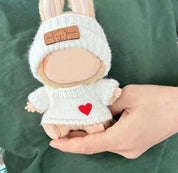 Plush Doll Clothes fits Labubu/skullpanda/lila etc